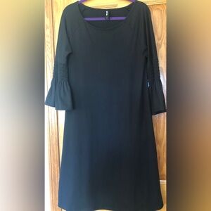Agnes & Dora Black Walker Bloom Dress size Medium